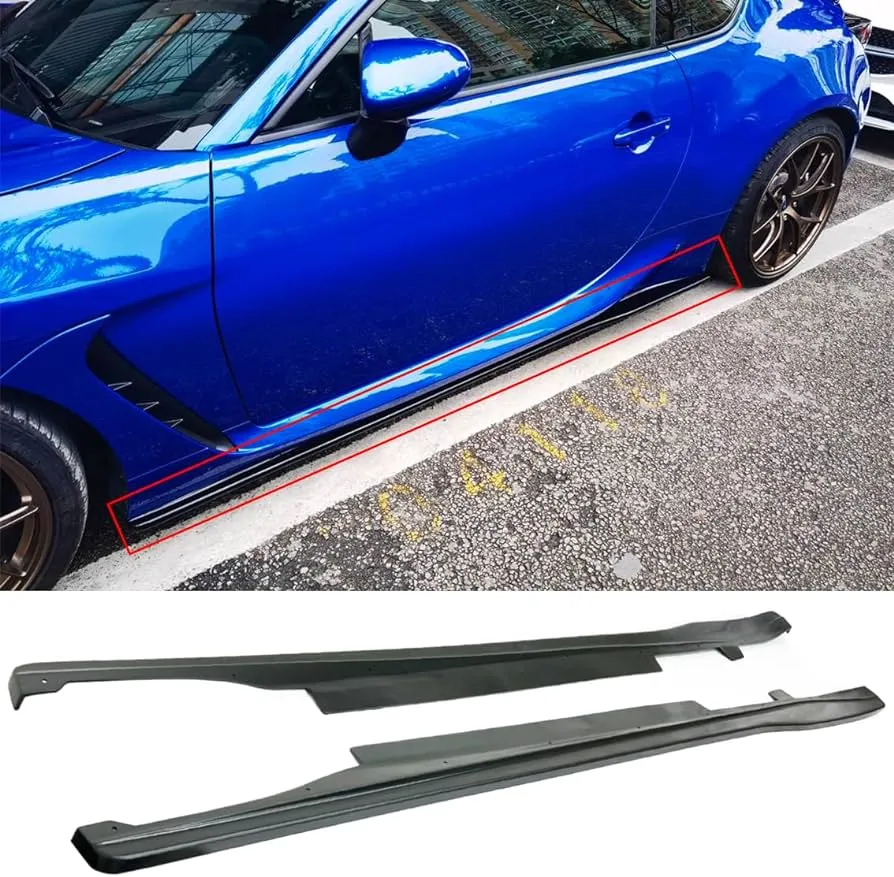 V1 Style Side Skirt Panel Extension 2022+ Subaru Brz GR86